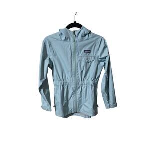 PATAGONIA Torrentshell Girl Full Zipper Hooded w/Pockets RainJACKET Coat 10